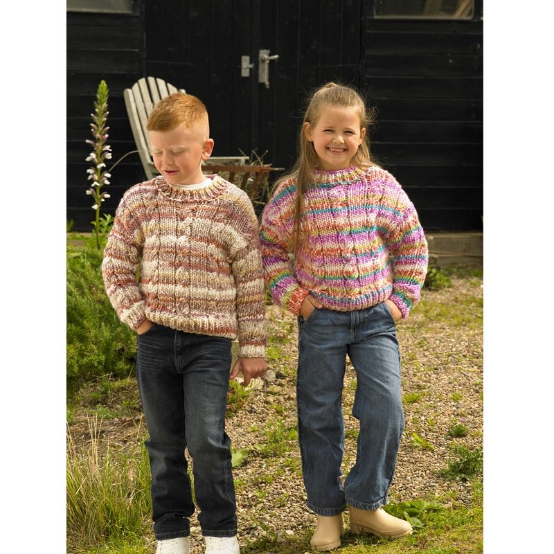 James C Brett Sweaters Knitting Pattern Leaflet JB993