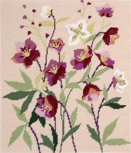 DMC Printed Canvas – Penelope Canvas Hellebores – C2311 4 DMC Printed Canvas – Penelope Canvas Hellebores – C2311
