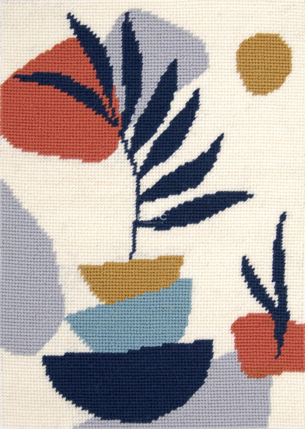 DMC Printed Canvas – Penelope Abstract Palm – C2304