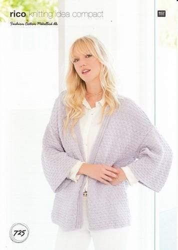 Rico Design Cardigan Knitting Pattern Leaflet 725H