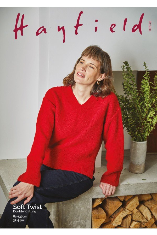 Hayfield Sweater Knitting Pattern Leaflet 10336H