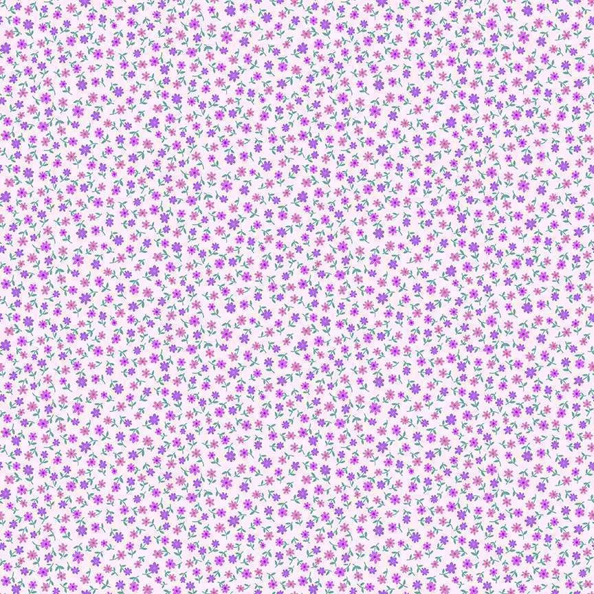 Makower Country Cuttings Daisy Lilac Patchwork & Quilting Fabric 002/L 8 002_L_-Daisy-Press
