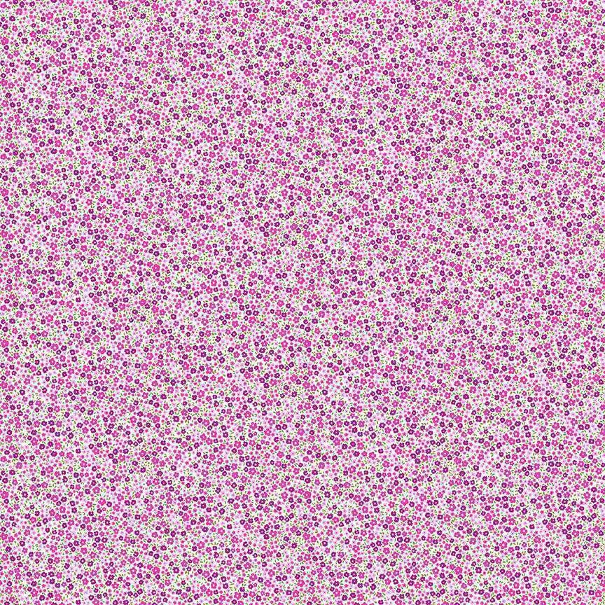 Makower Country Cuttings Ditsy Pink Patchwork & Quilting Fabric 005/P 10 005_P_-Ditsy