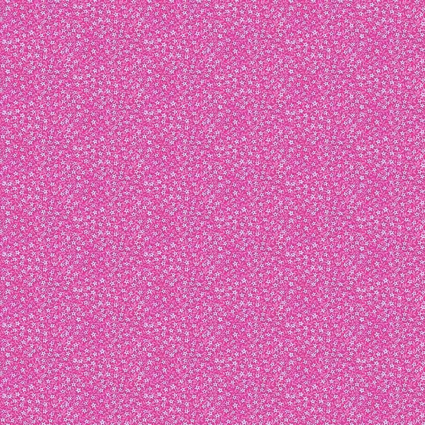 Makower Country Cuttings Starflower Pink Patchwork & Quilting Fabric 006/P 8 006_P_-Starflower