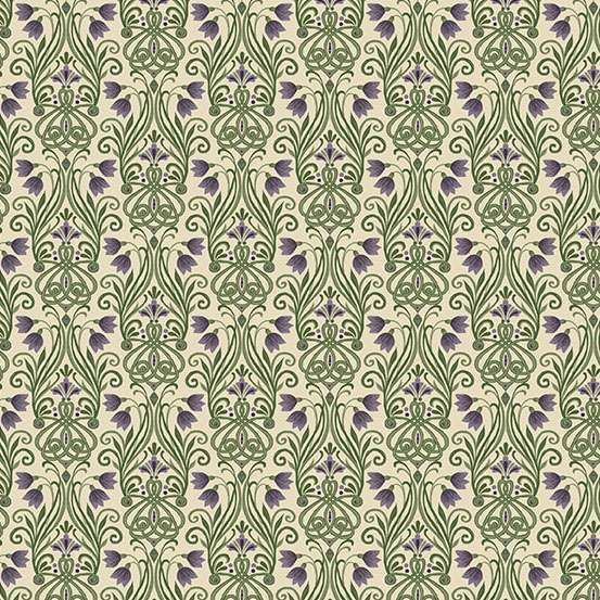 Makower Kindred Lily – Cream 210/Q Patchwork & Quilting Fabric