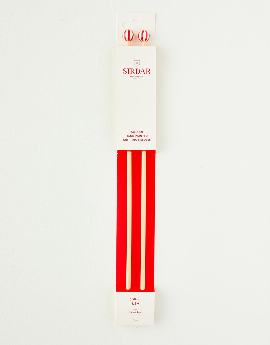 Sirdar Bamboo Hand Painted Knitting Needles 35cm – 5.5mm