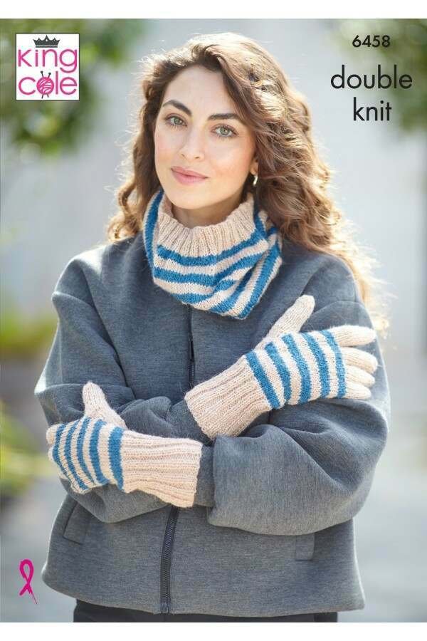 King Cole Accessories Knitting Pattern Leaflet 6458