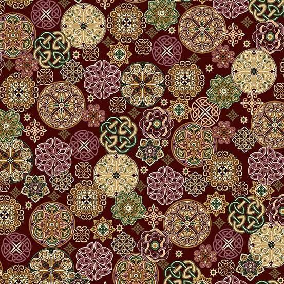 Makower Kindred Knots – Brown 204/V Patchwork & Quilting Fabric