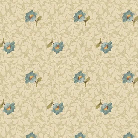 Andover Laundry Line Butter Cup Blue Patchwork & Quilting Fabric 2/10099B