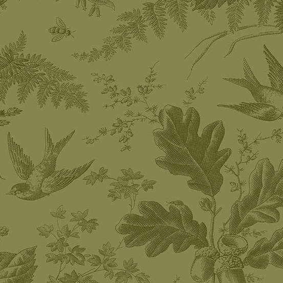 Andover Vermont Spruce Patchwork & Quilting Fabric 2/10285G1