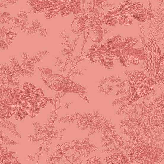 Andover Vermont Salmon Patchwork & Quilting Fabric 2/10285E