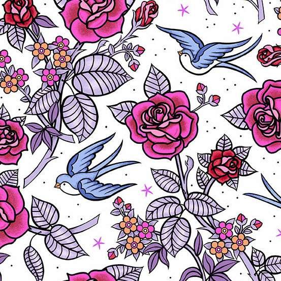 Andover Perfect Day Multi Patchwork & Quilting Fabric 2/10217L 10 Andover Perfect Day Multi Patchwork & Quilting Fabric 2/10217L