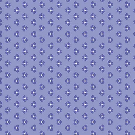 Andover Mystic Meadow Abstract Flower Blue Patchwork & Quilting Fabric 2/10167B