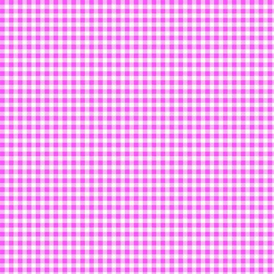 Andover Ghostly Garden Bitty Gingham Pink Patchwork & Quilting Fabric 2/10199E