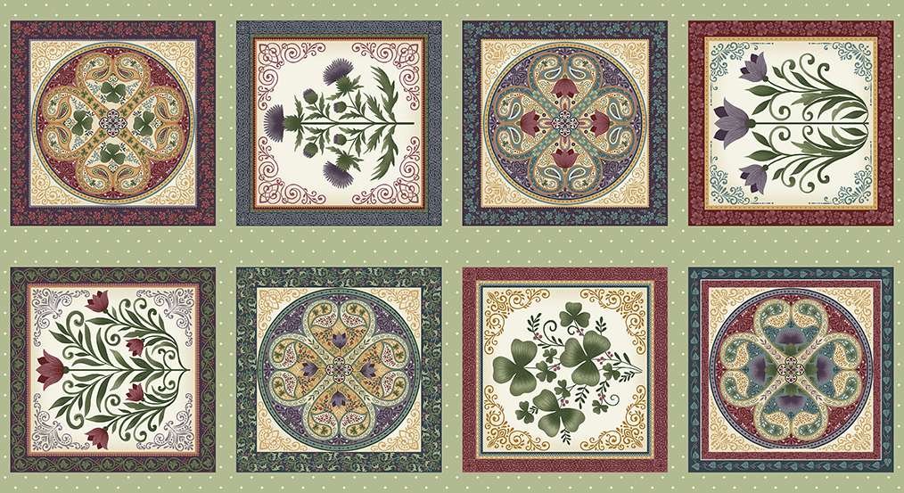 Makower Kindred Panel 212/1 Patchwork & Quilting Fabric