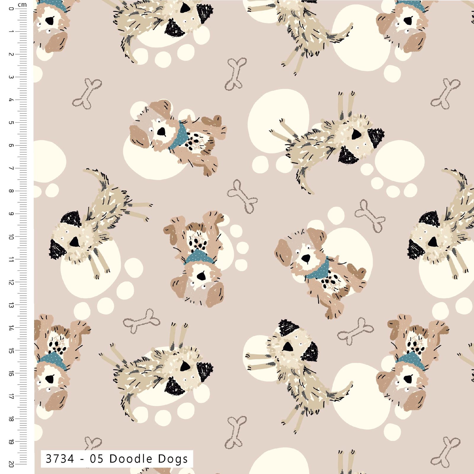 Ruff and Tumble by Susan Wheeler – Fat Quarter Bundle 7 Ruff-and-Tumble-Sales-Sheets_3734-05-Doodle-Dogs-Web-Image