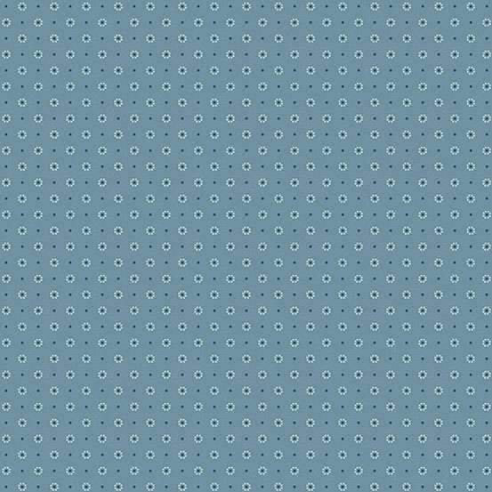 Makower Wildwood Daisy – Blue 267/B Patchwork & Quilting Fabric