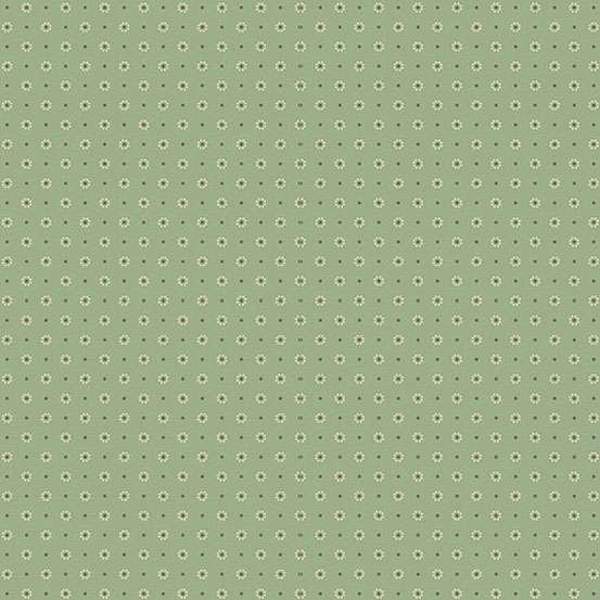 Makower Wildwood Daisy – Green 267/G Patchwork & Quilting Fabric