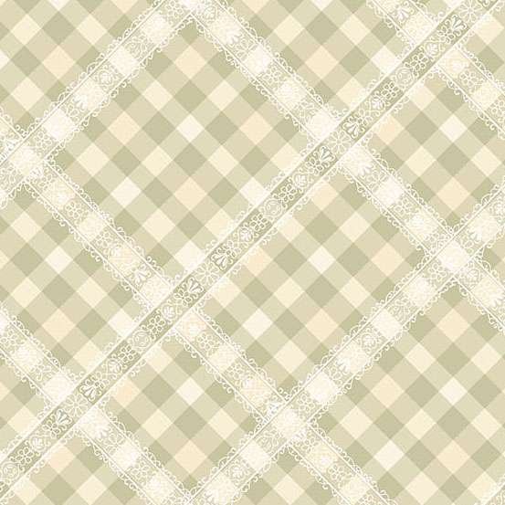 Makower Backroad Bloom Nacy’s Lace – Sage Whisper 2/10603N Patchwork & Quilting Fabric