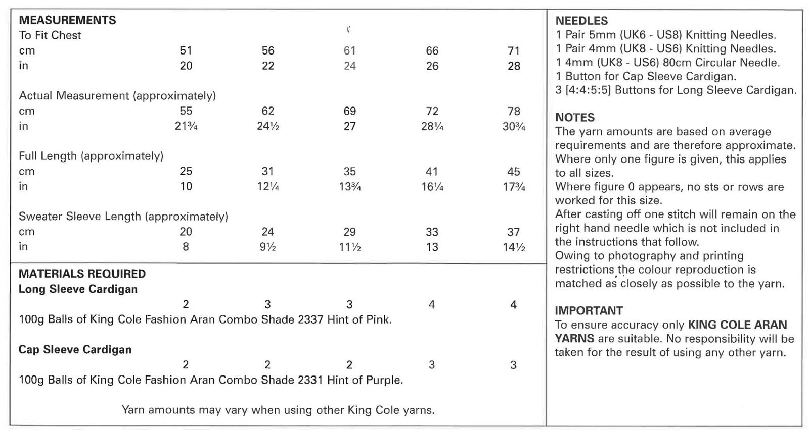 4629-king-cole-fashion-aran-combo-childrens-cardigan-knitting-pattern-to-fit-chest-20-to-28-(2)-107701-p