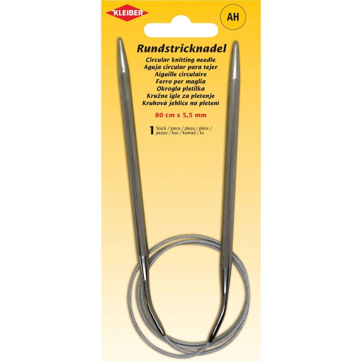 Kleiber circular knitting needle 5.5mm 80cm