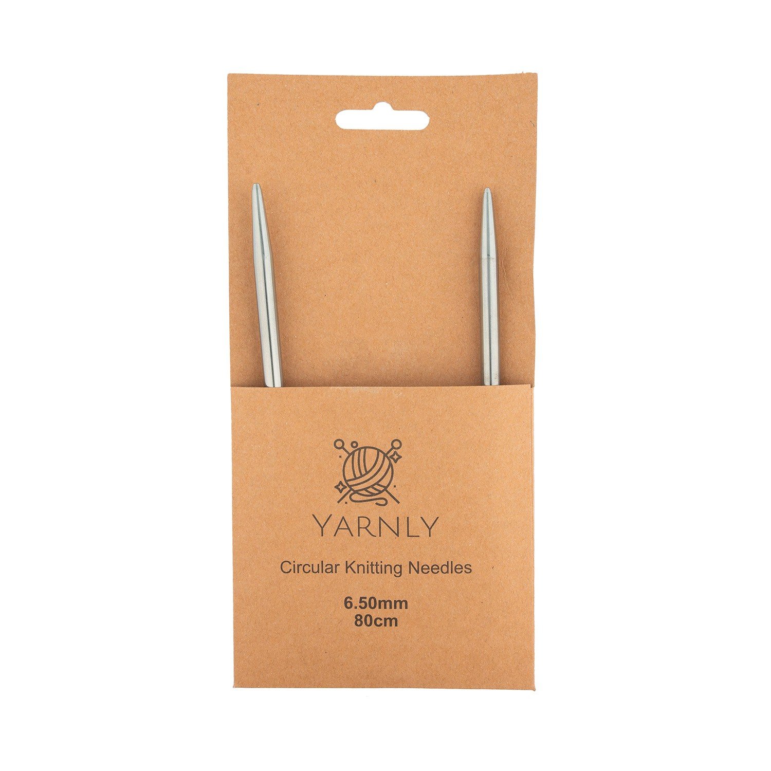 Yarnly Circular Knitting Needles 6.5mm 80cm