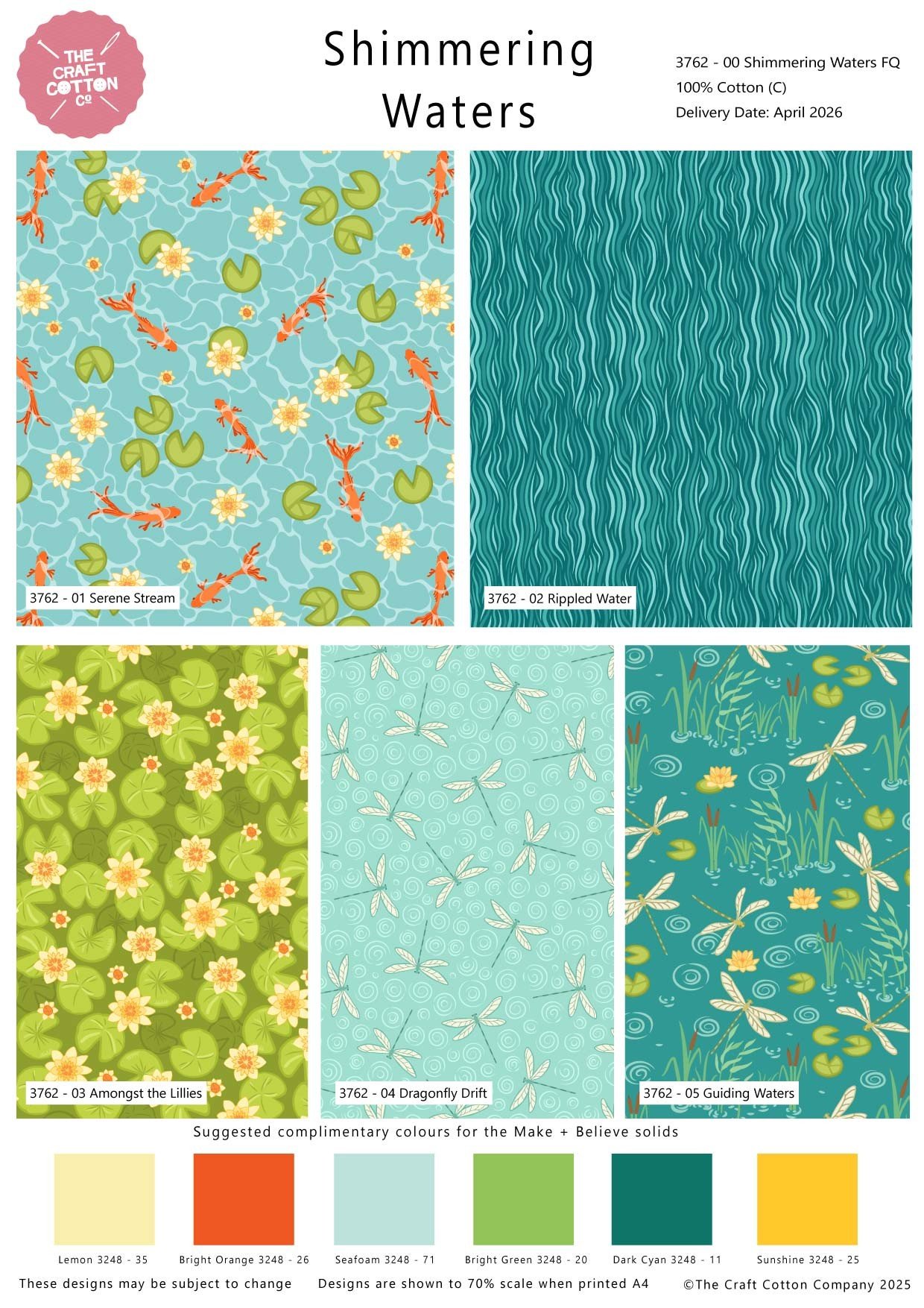 Shimmering Waters Fat Quarter Bundle