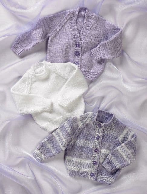 James C Brett Cardigan & Sweater Knitting Pattern Leaflet JB001