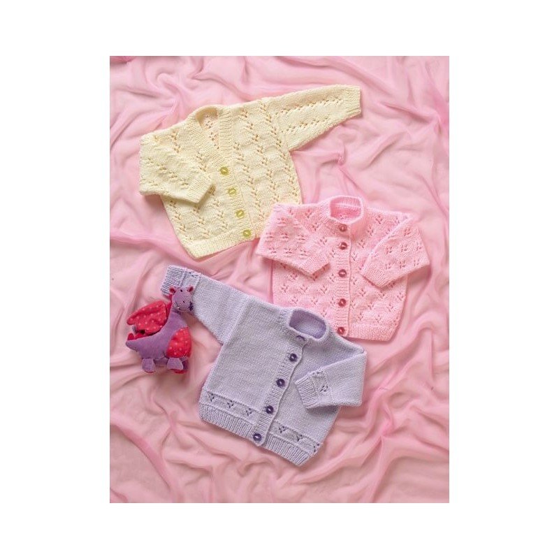 James C Brett Cardigans Knitting Pattern Leaflet JB005