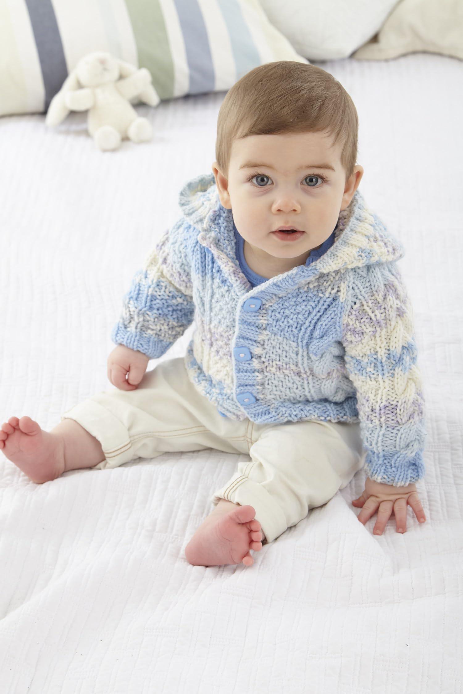 King Cole Cardigans & Hat Knitting Pattern Leaflet 6178