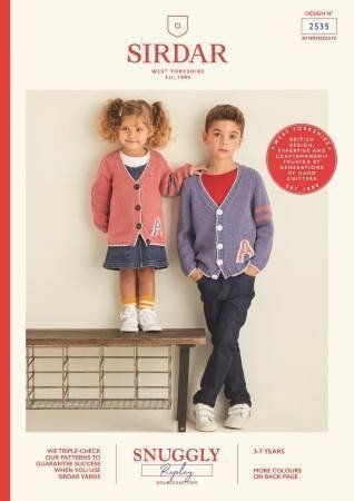 Sirdar Cardigan Knitting Pattern Leaflet 2535H 6 Sirdar Cardigan Knitting Pattern Leaflet 2535H