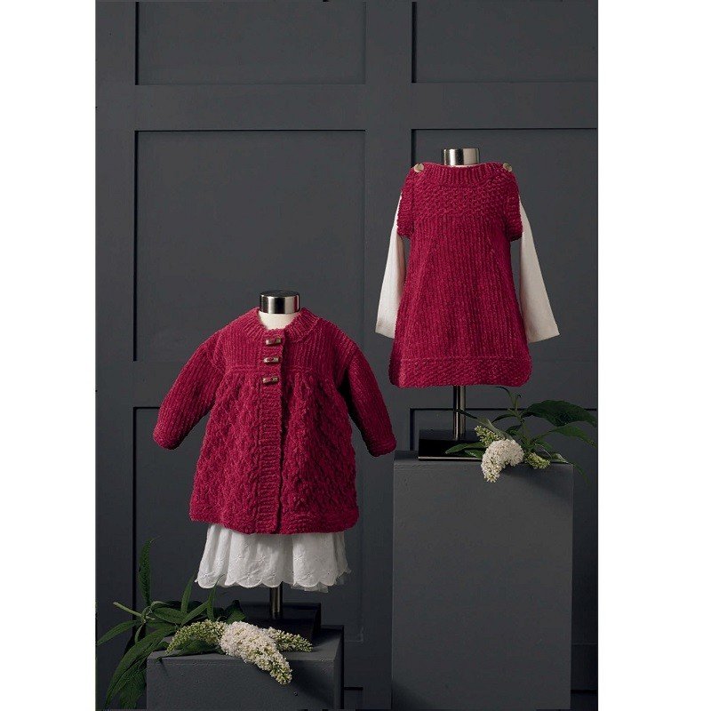 James C Brett Dress and Jacket Knitting Pattern Leaflet JB650H