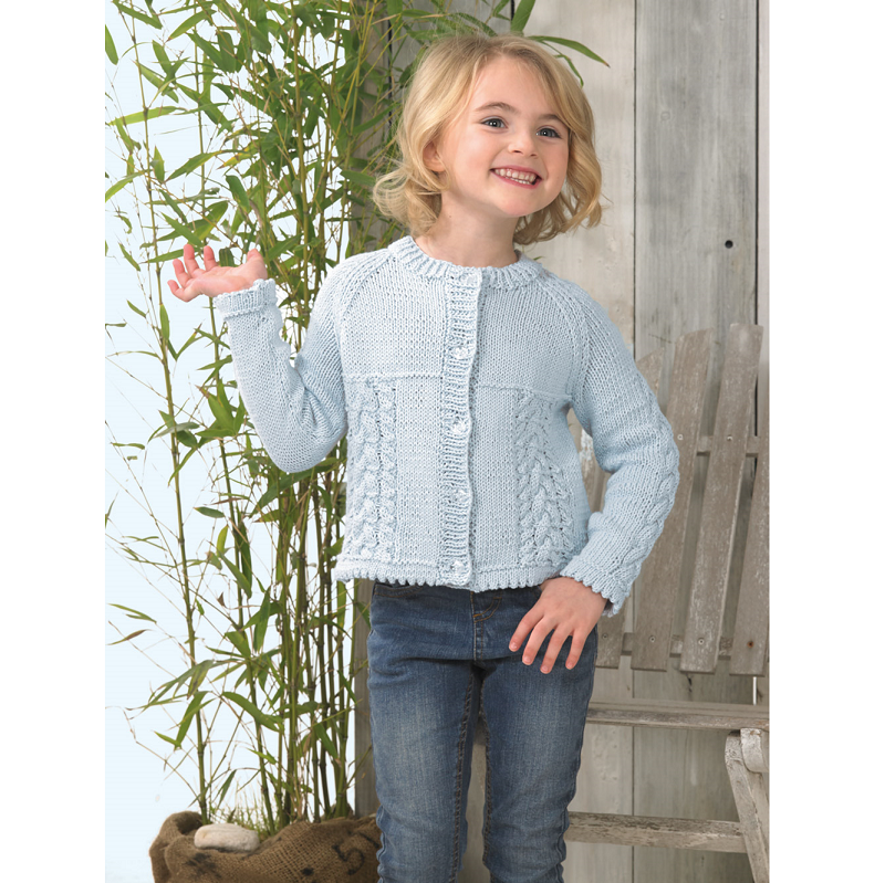 James C Brett Cardigan Knitting Pattern Leaflet JB598H