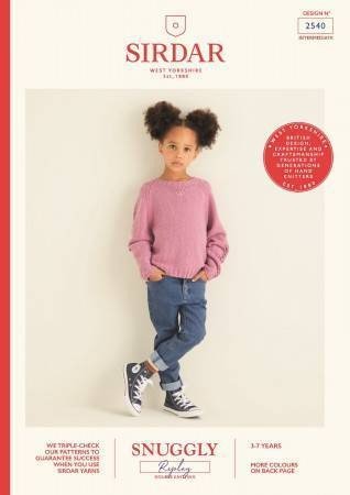 Sirdar Sweater Knitting Pattern Leaflet 2540H