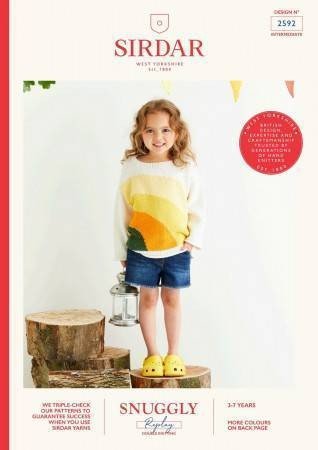 Sirdar Sweater Knitting Pattern Leaflet 2592H