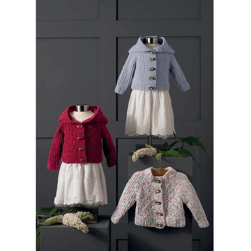 James C Brett Cardigans Knitting Pattern Leaflet JB649H