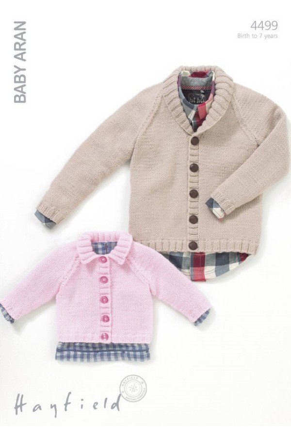 Hayfield Cardigans Knitting Pattern Leaflet 4499H