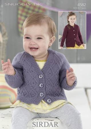 Sirdar Cardigans Knitting Pattern Leaflet 4582H 6 Sirdar Cardigans Knitting Pattern Leaflet 4582H