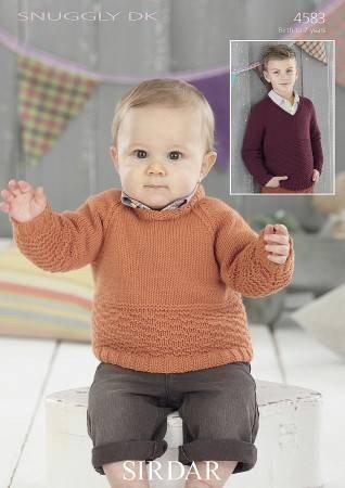 Sirdar Sweaters Knitting Pattern Leaflet 4583H