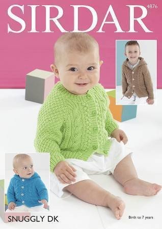 Sirdar Jackets Knitting Pattern Leaflet 4876H