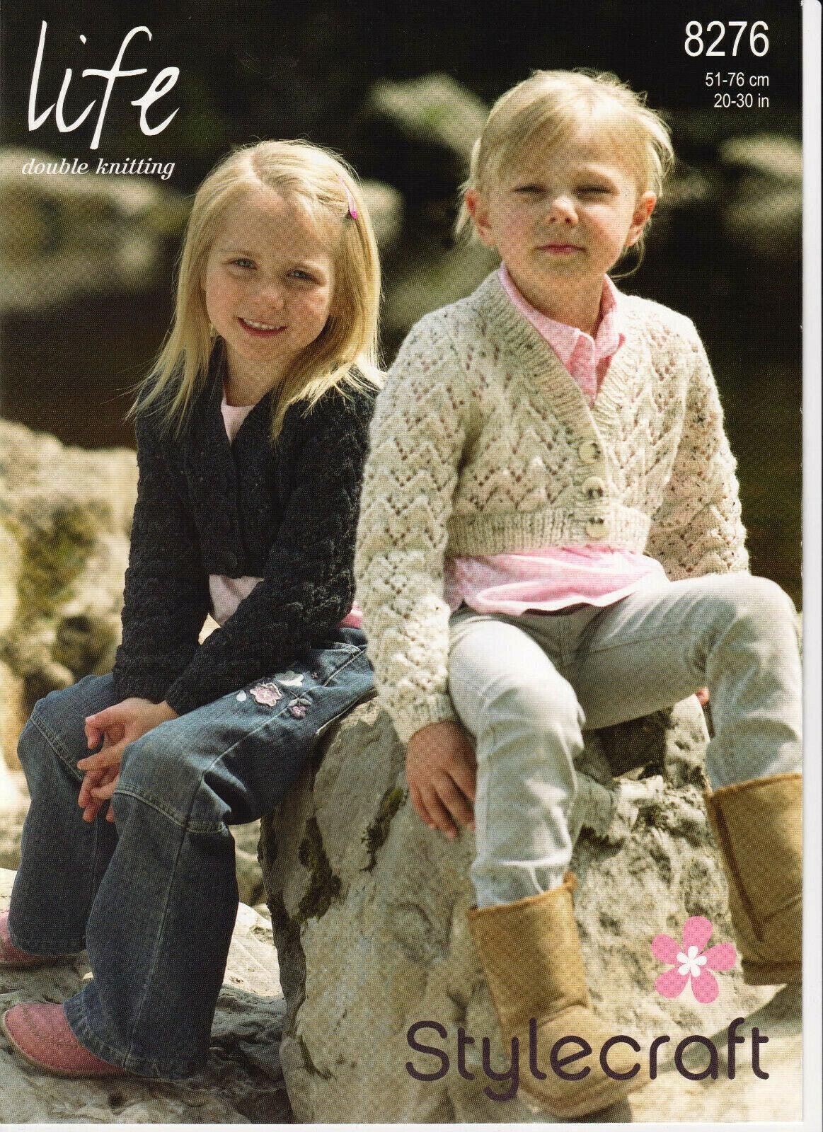 Stylecraft Cardigans Knitting Pattern Leaflet 8276H