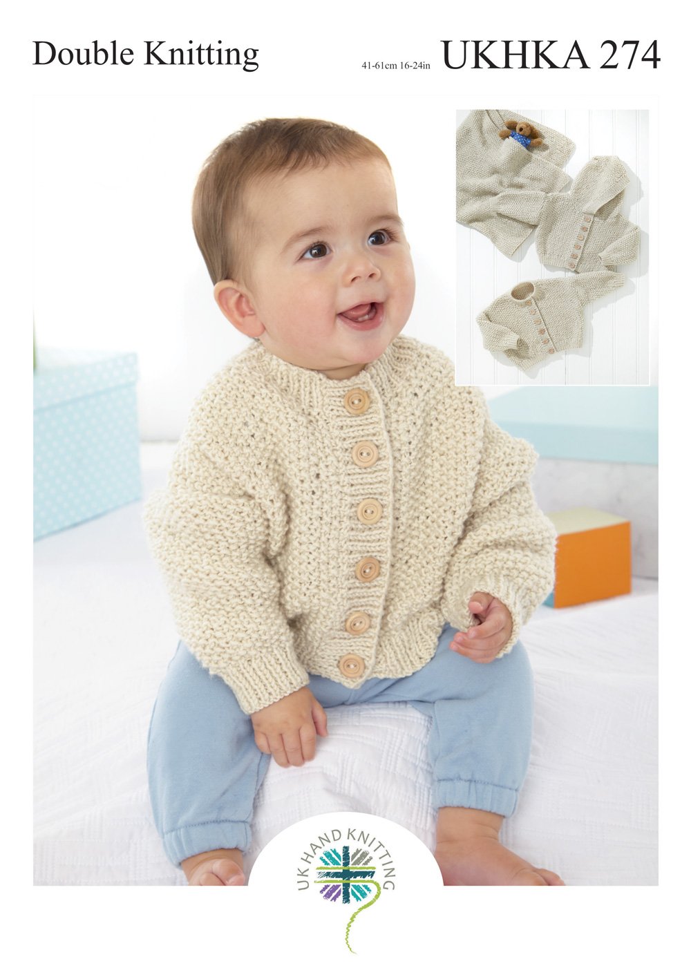 UKHKA Cardigans & Blanket Knitting Pattern Leaflet UKHKA 274 6 ukhka274