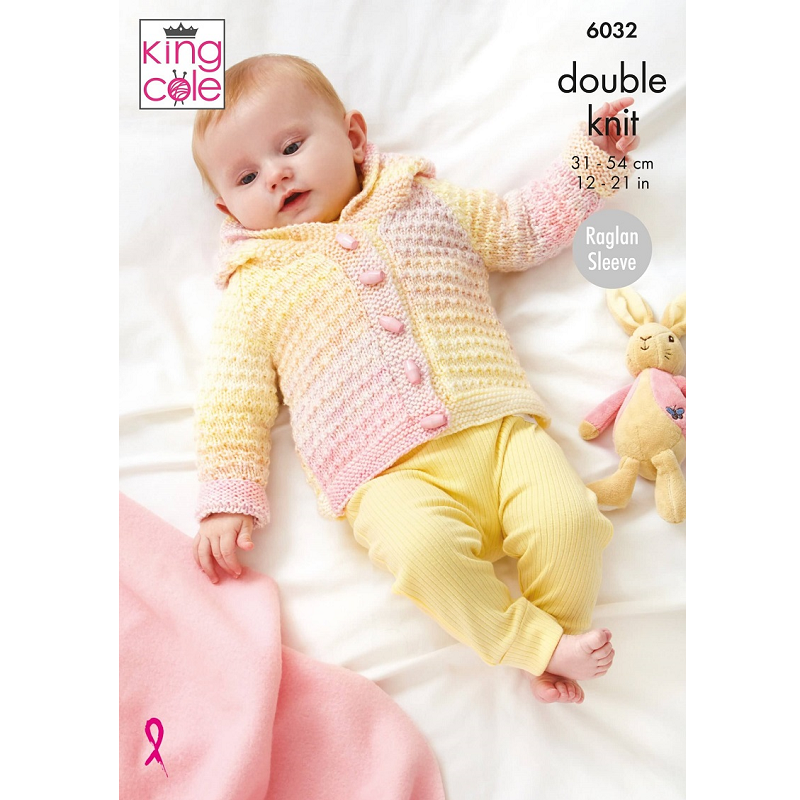 King Cole Cardigan, Cape, Jacket & Hat Knitting Pattern Leaflet 6032