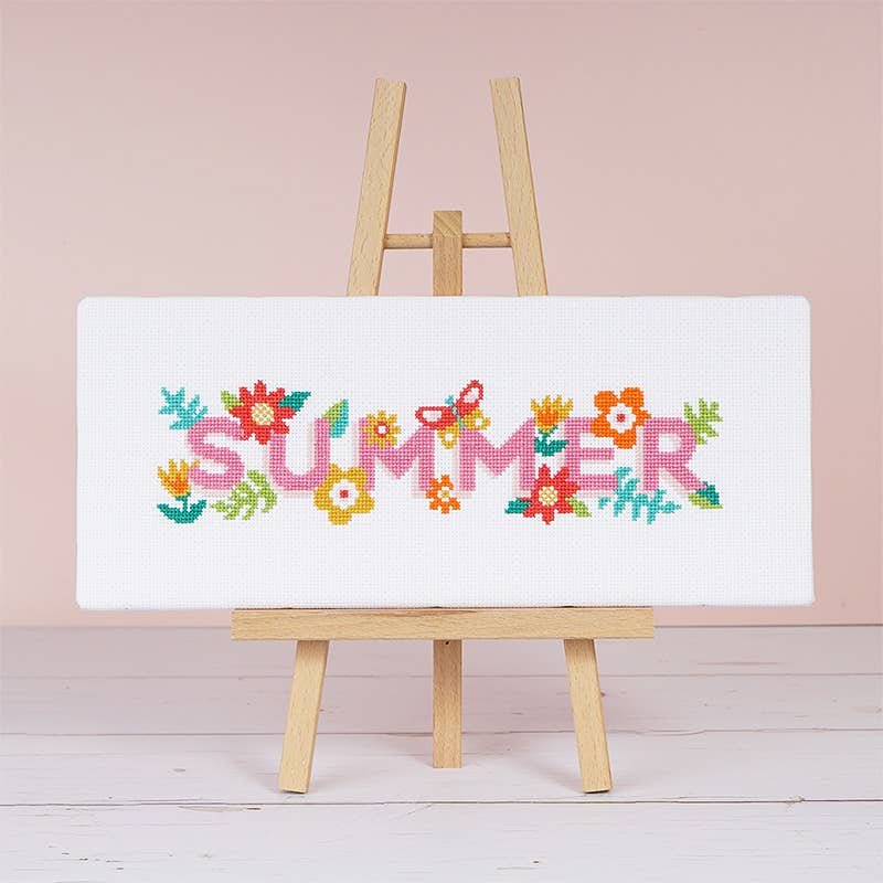Caterpillar Cross Stitch Summer Life – Cross Stitch Kit