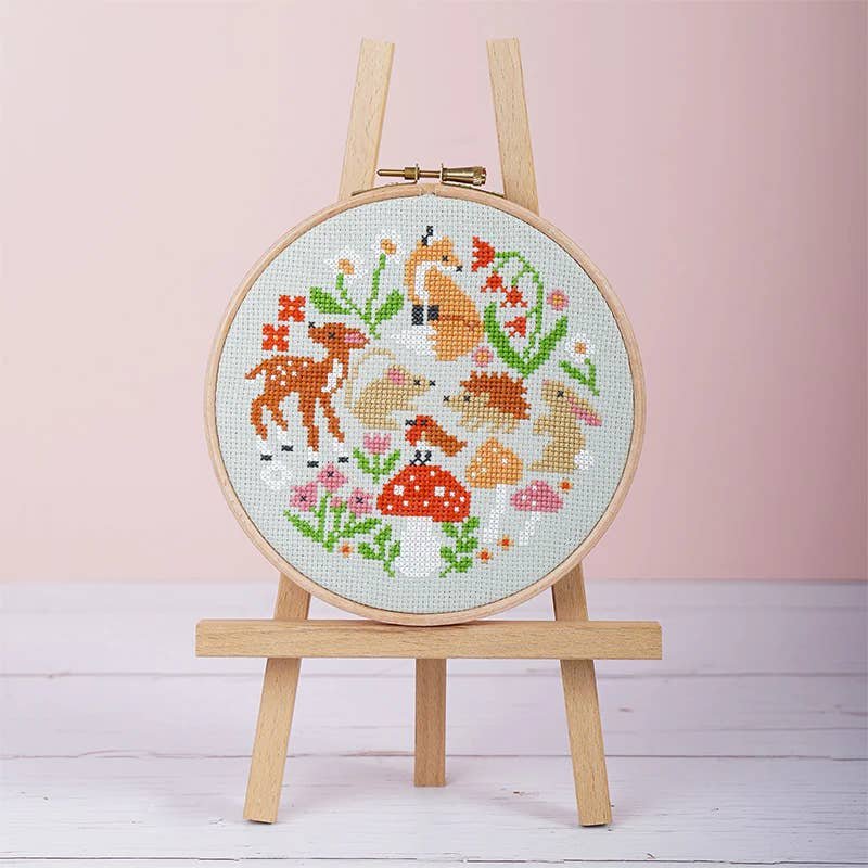 Caterpillar Cross Stitch Woodland Whimsies – Cross Stitch Kit