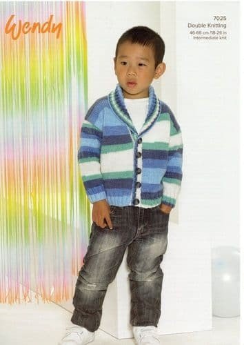 Wendy Cardigan Knitting Pattern Leaflet 7025