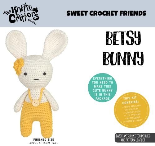 Knitty Critters Crochet Friends – Betsy Bunny