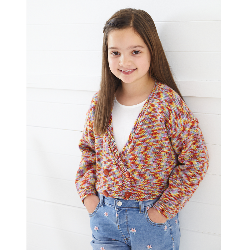 King Cole Cardigan & Tabard Knitting Pattern Leaflet 6140