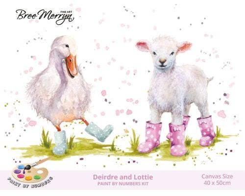 Bree Merryn Paint By Numbers 40cm x 50cm – Deidre & Lottie 6 Bree Merryn Paint By Numbers 40cm x 50cm – Deidre & Lottie