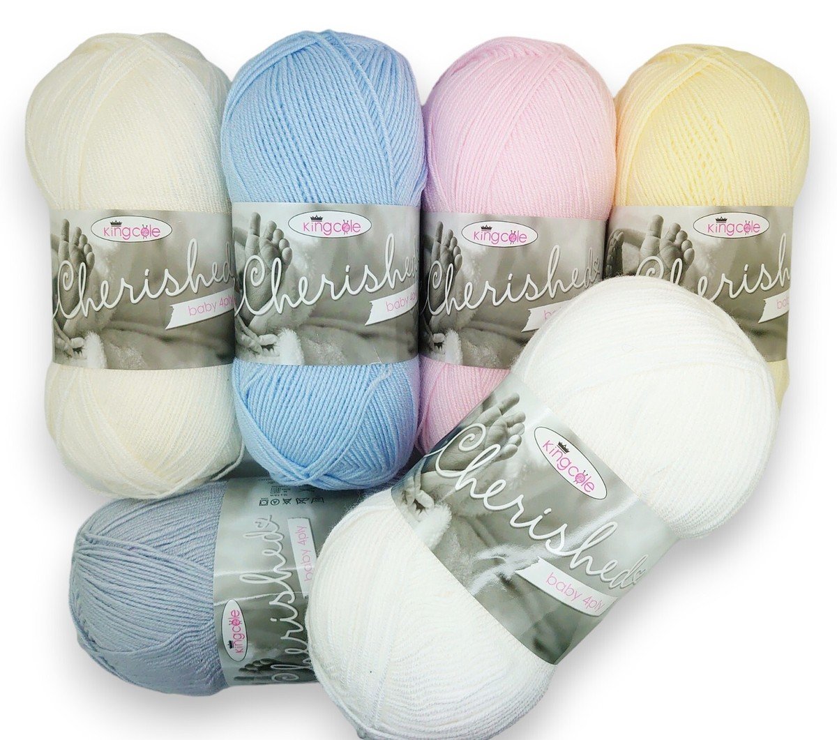 King Cole Cherished Baby 4 Ply 100g 8 s-l1200